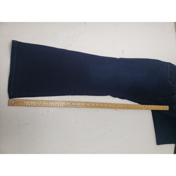 Levi Strauss & Co 529 Curvy Bootcut Dark Wash Jeans Size 12 Pre Owned - Picture 4 of 10